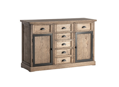 Console table Brown Wood Drawer Shelf Side table Sideboard Chest of drawers Furniture
